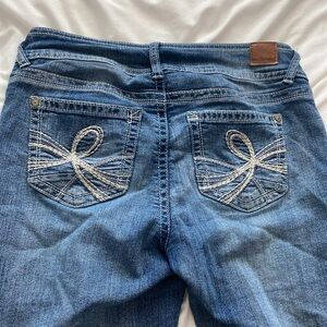 Tall Wallflower Blue Bootcut Jeans